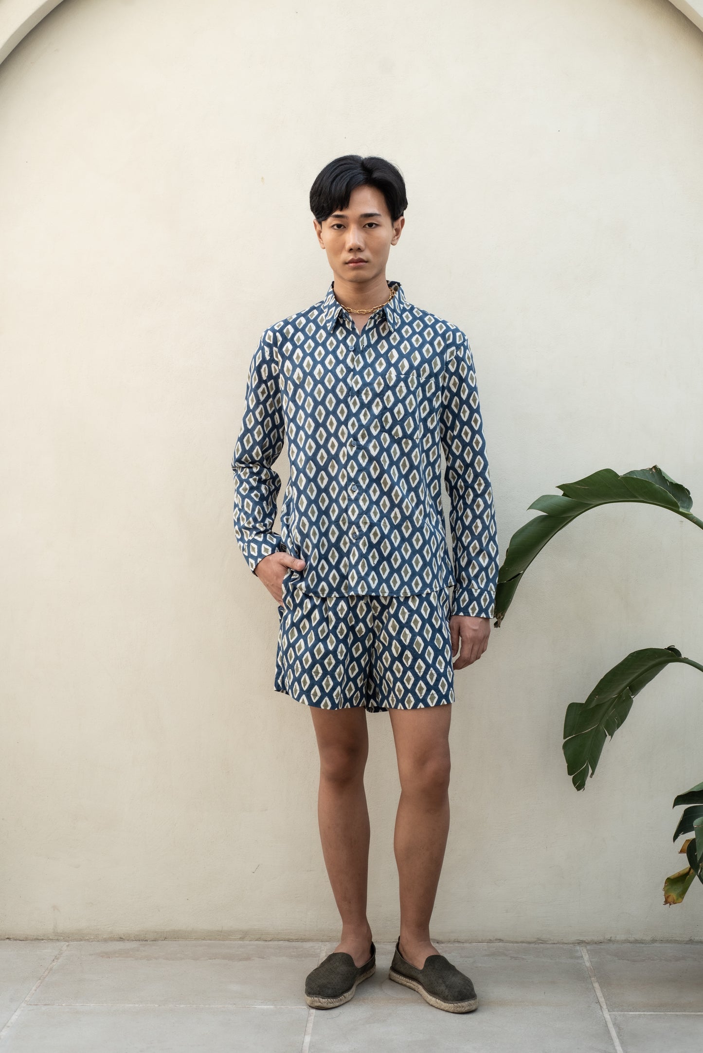 Safari Blue Full Sleeve Shirt