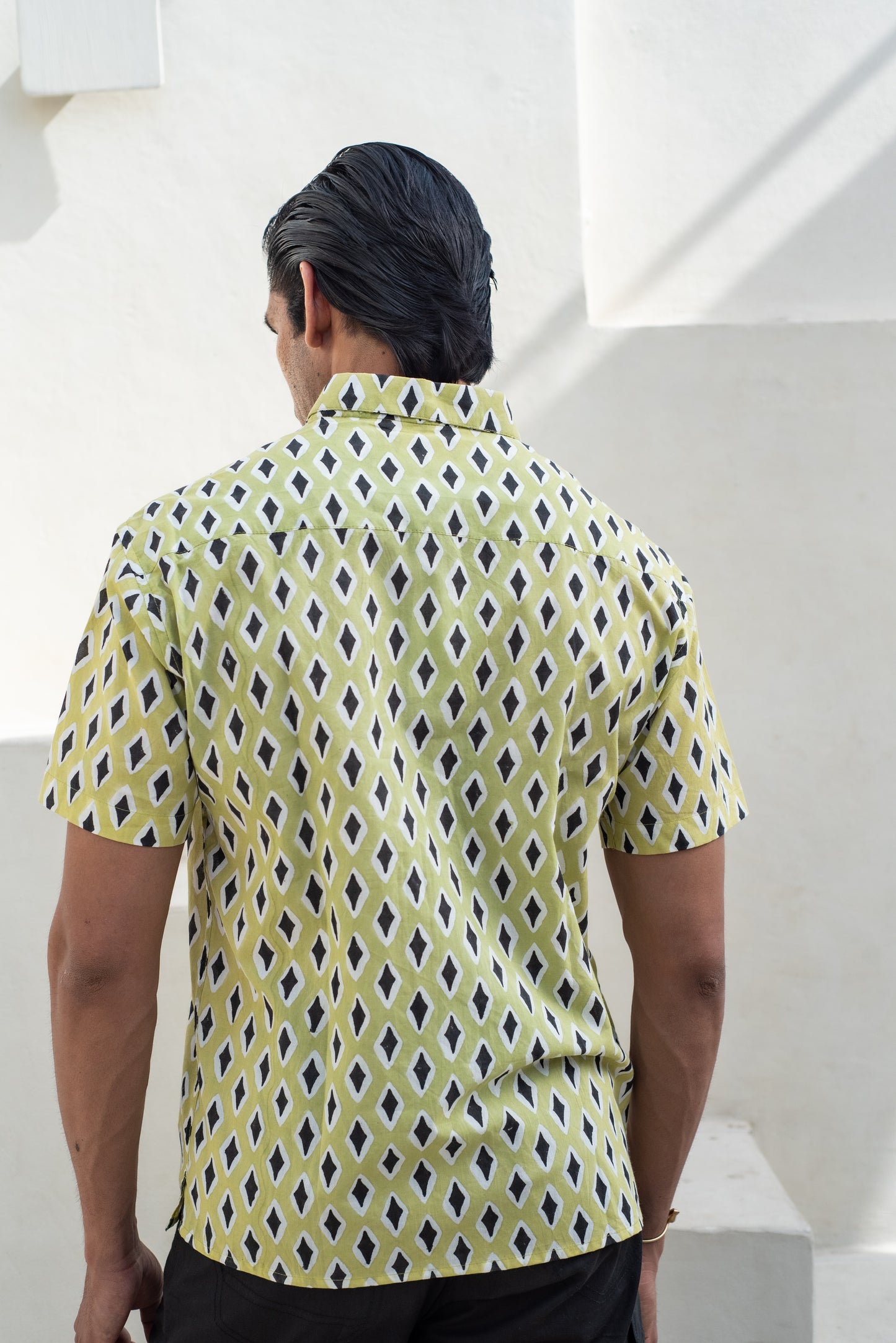 Safari Green Half Sleeve Shirt