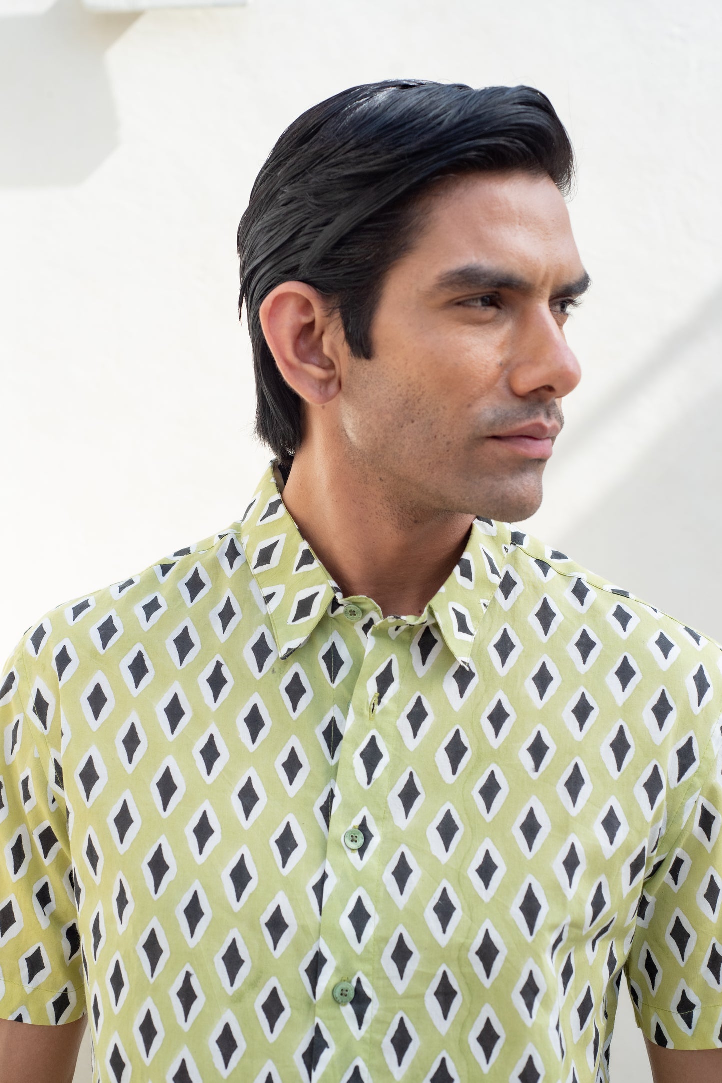 Safari Green Half Sleeve Shirt