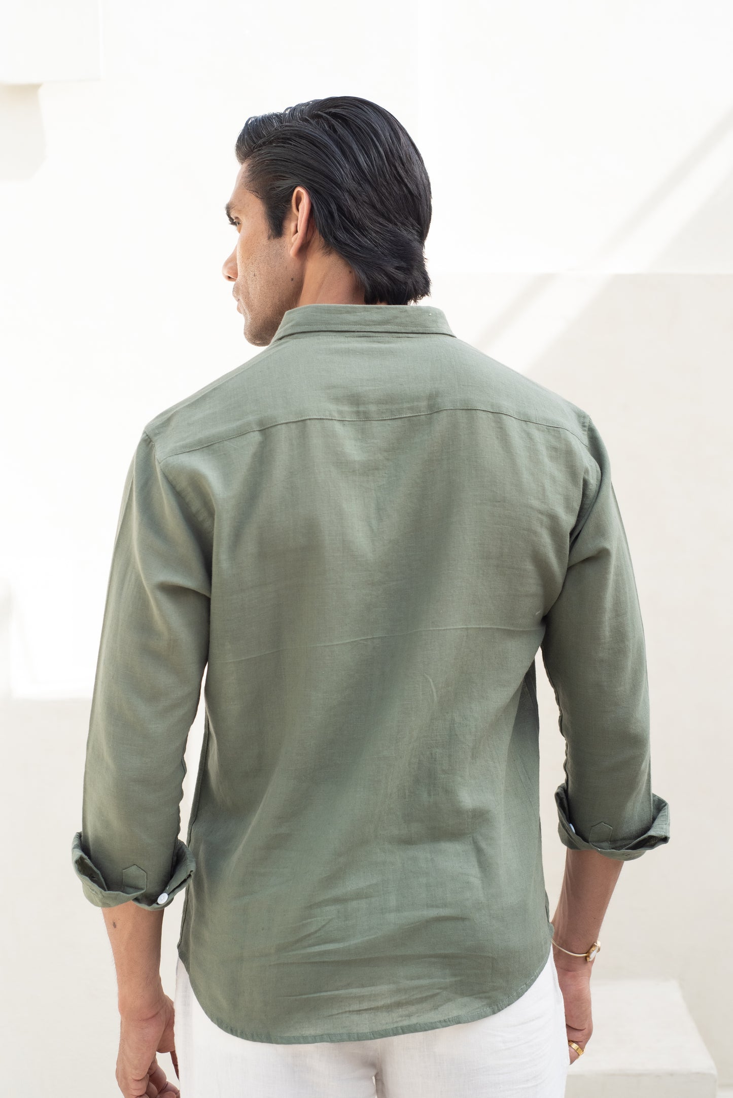 Olive Green Full Sleeve Shirt