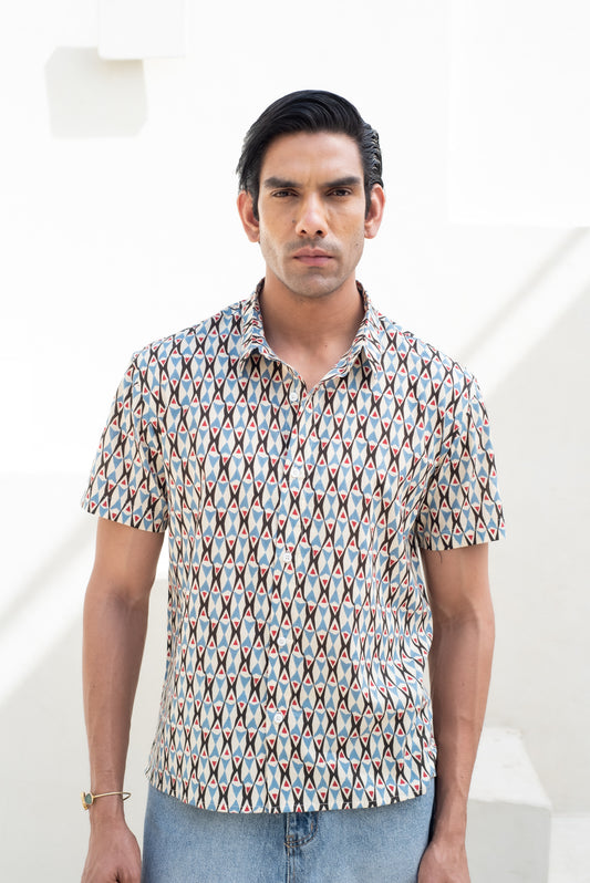 Karo Half Sleeve Shirt