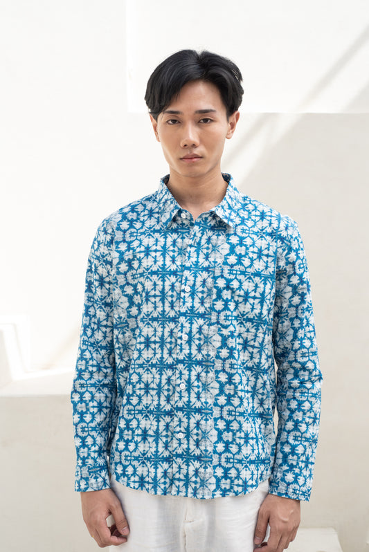 Shibori Full Sleeve Shirt