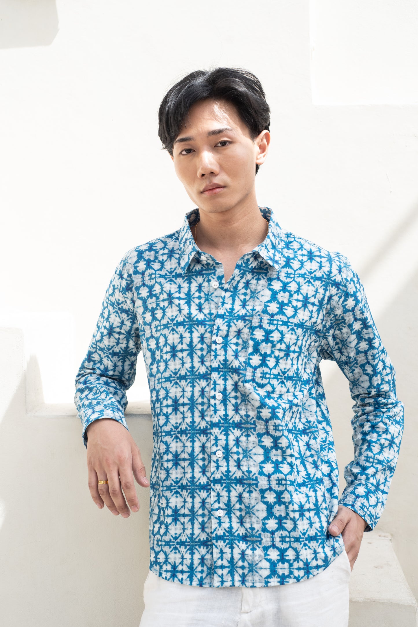 Shibori Full Sleeve Shirt