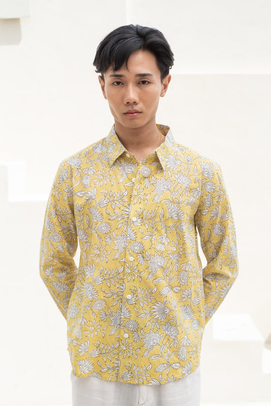 Celosia Lime Full Sleeve Shirt