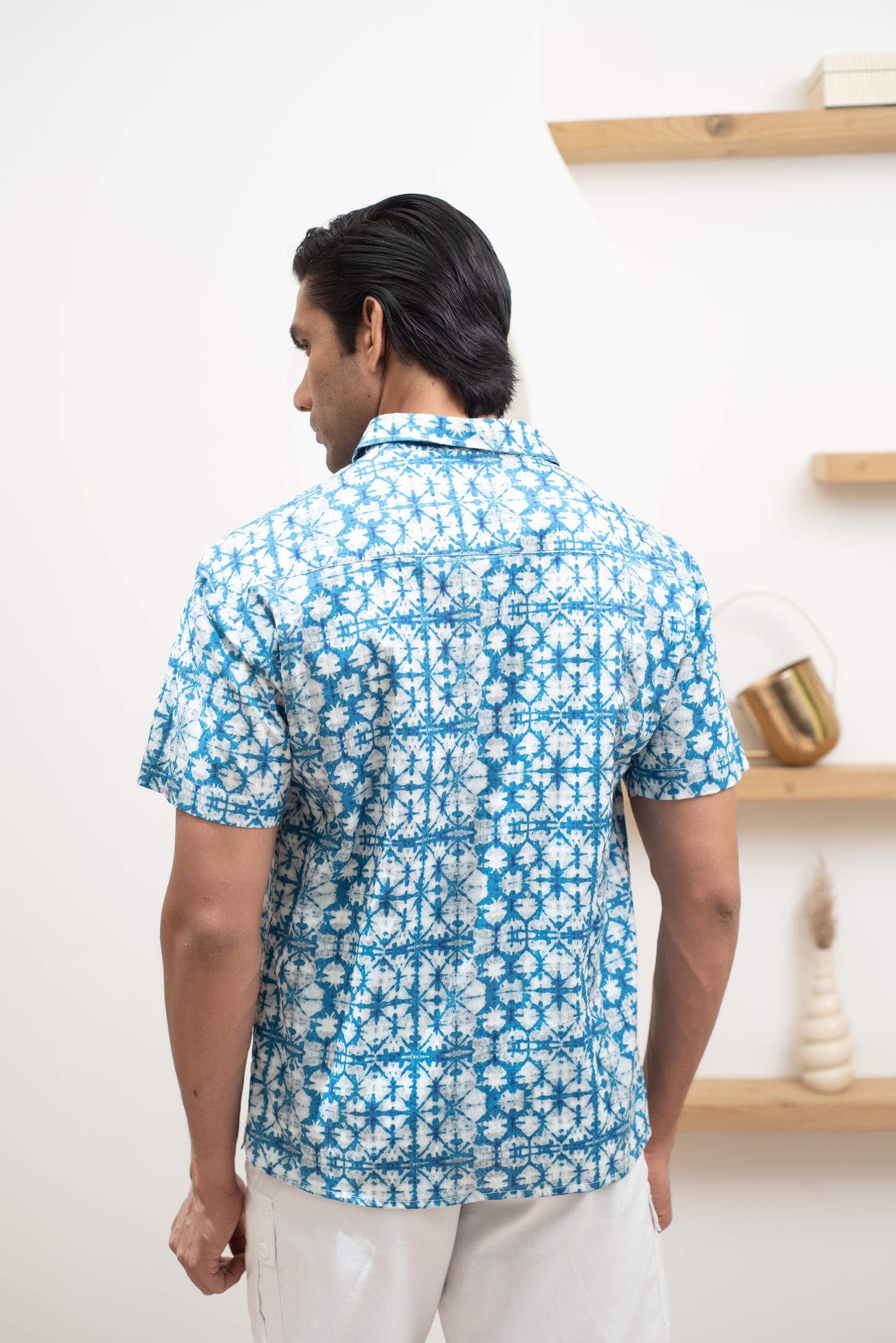 Shibori Half Sleeve Shirt