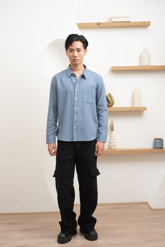 Sky Blue Full Sleeve Shirt