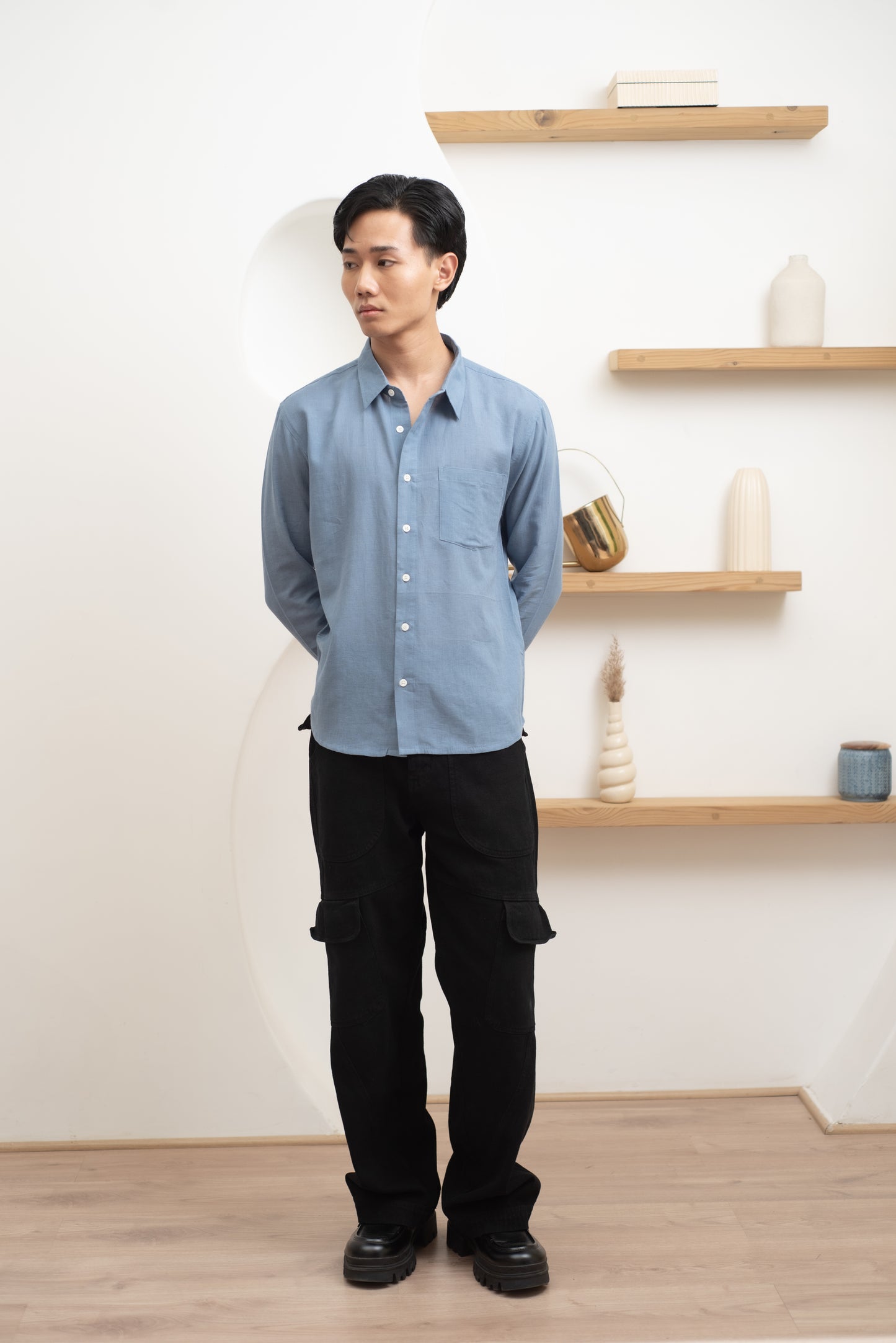 Sky Blue Full Sleeve Shirt