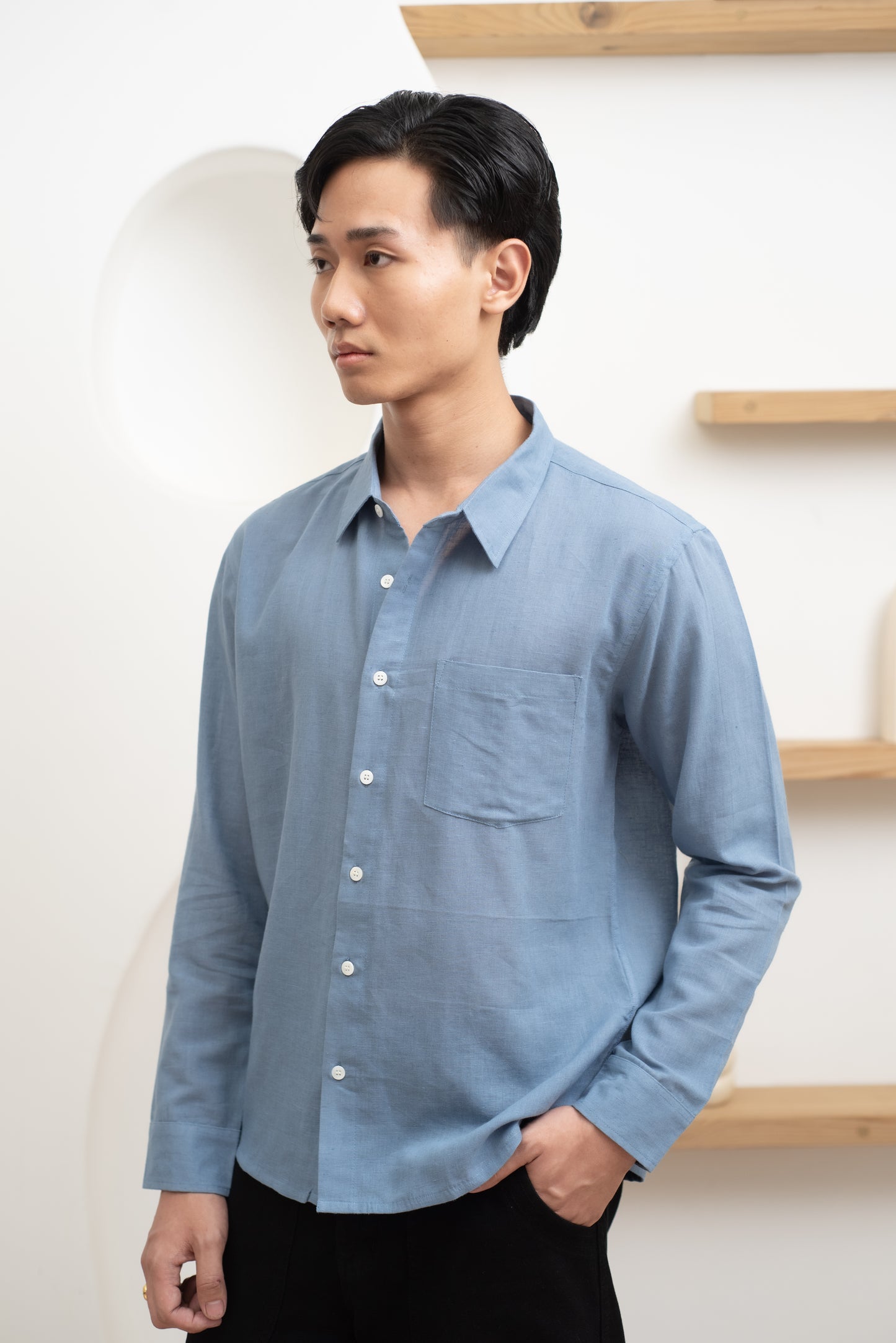 Sky Blue Full Sleeve Shirt