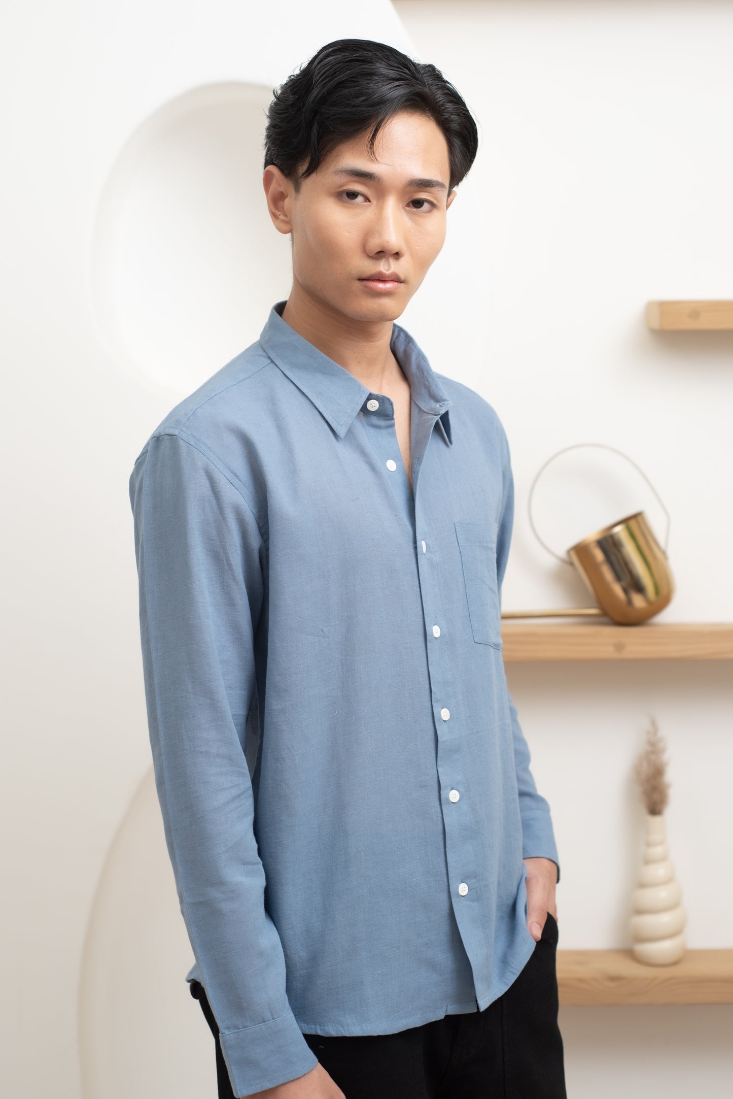 Sky Blue Full Sleeve Shirt