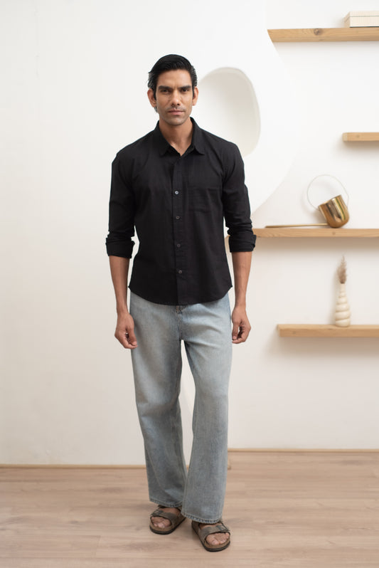 Black Full Sleeve Shirt