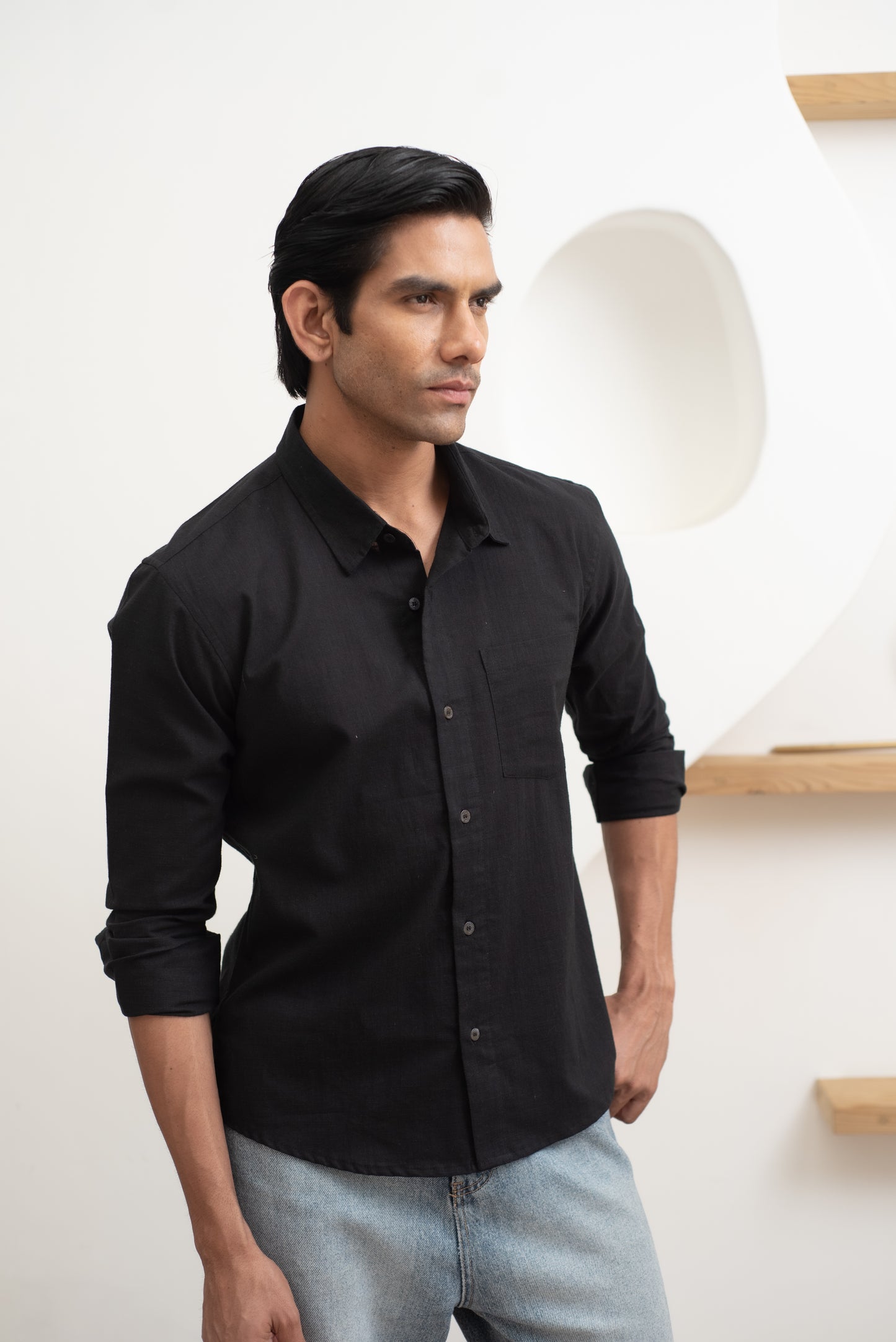 Black Full Sleeve Shirt