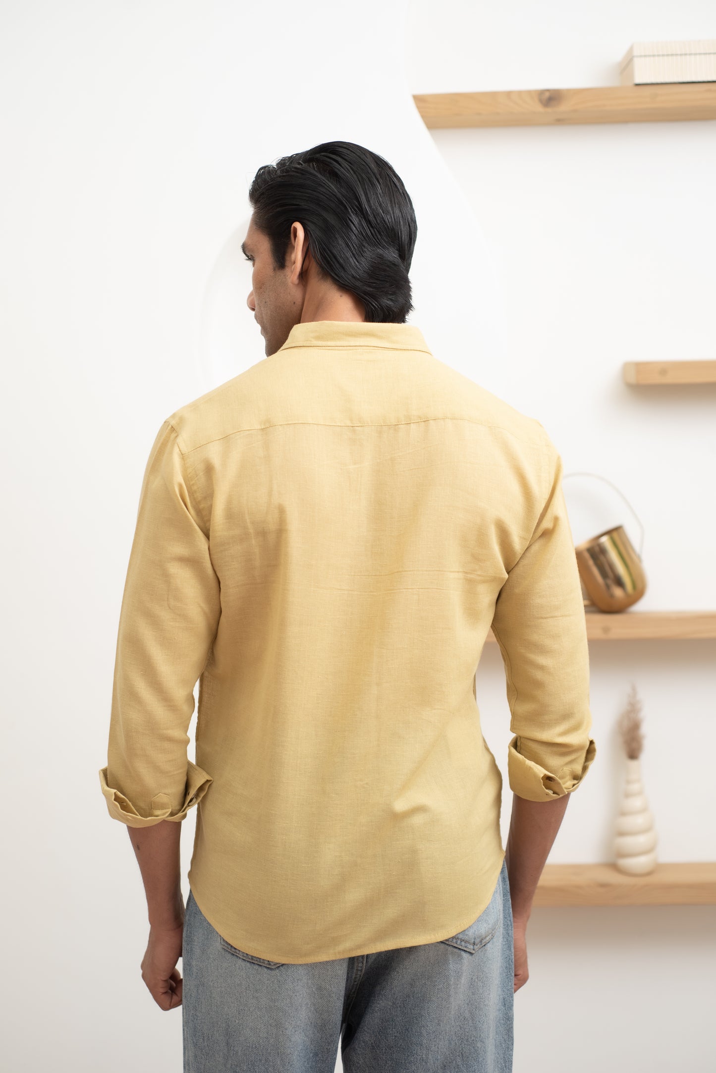 Mustard Full Sleeve Shirt