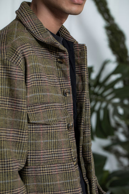 Roma Handwoven Wool Overshirt