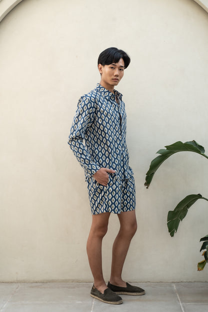 Safari Blue Swim Shorts