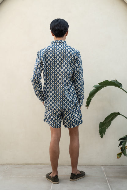 Safari Blue Swim Shorts
