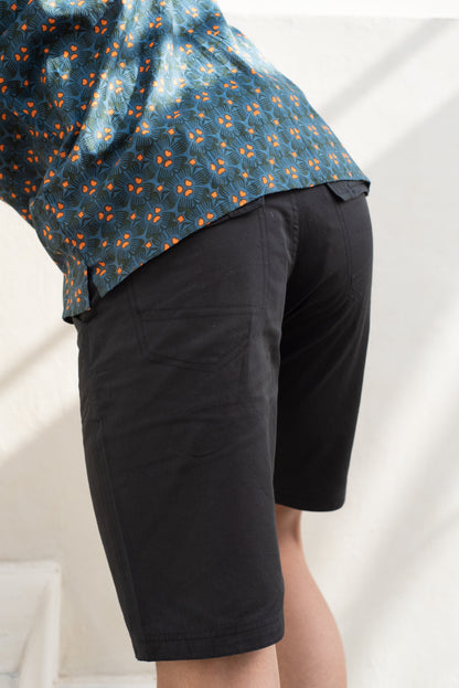 Black Cargo Shorts