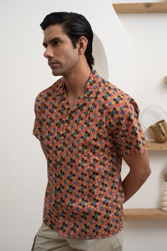 Cosmos Bowling Half Sleeve Shirt