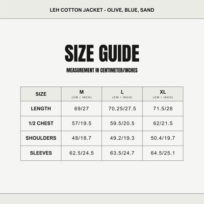 Leh Cotton Jacket-Warm Sand